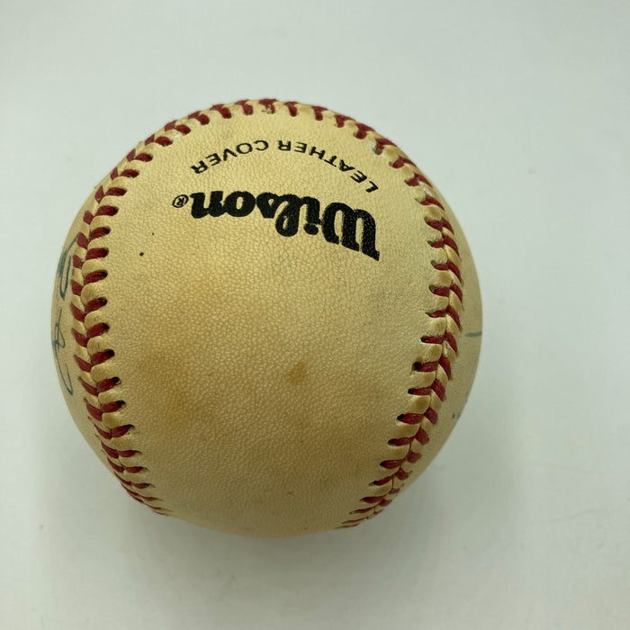 Don Mattingly 1980 Pre Rookie Minor League Multi Signed Baseball JSA COA