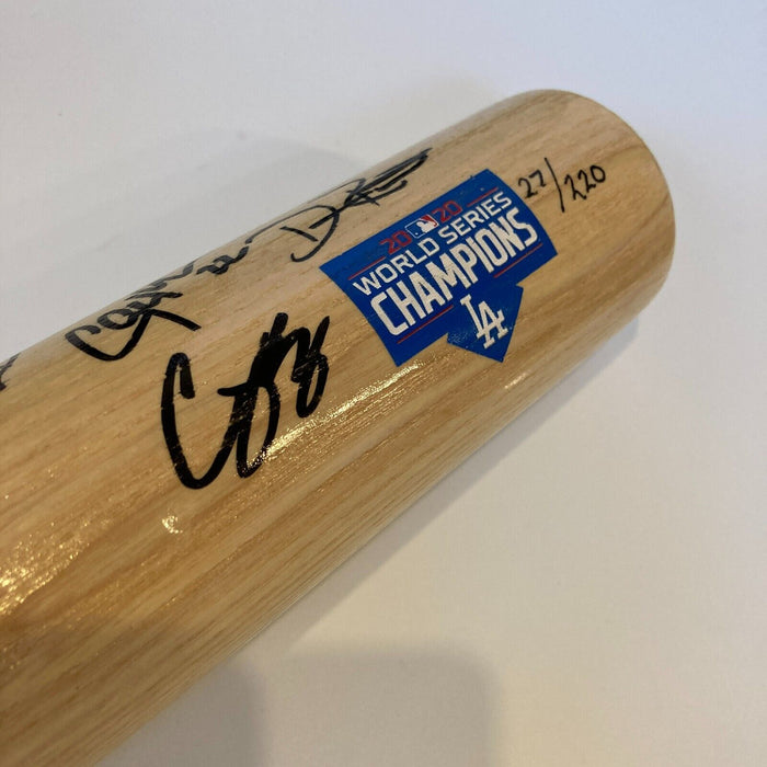 2020 Los Angeles Dodgers World Series Champs Team Signed Baseball Bat Fanatics