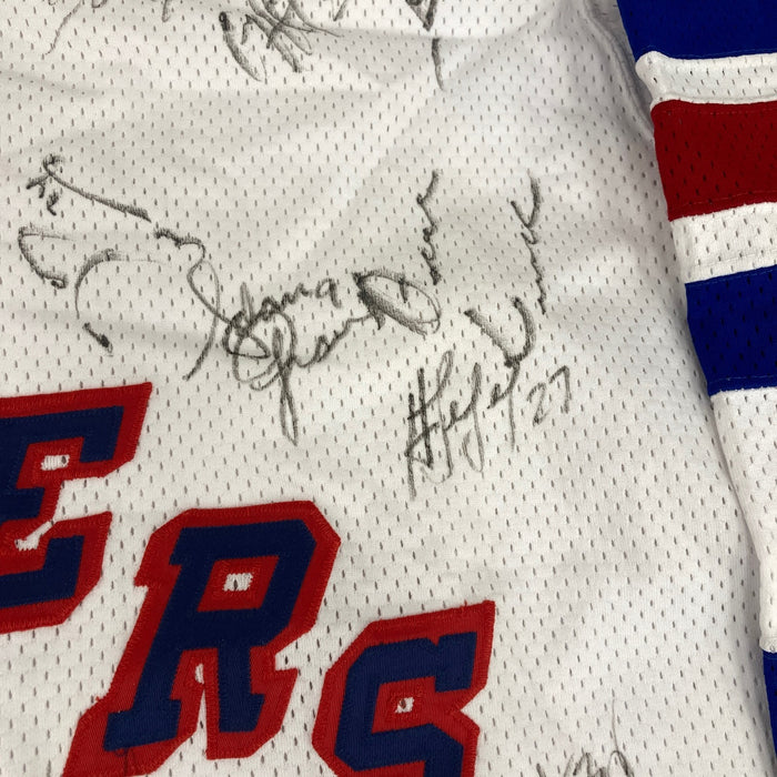 1994–95 New York Rangers Team Signed Authentic Jersey JSA COA