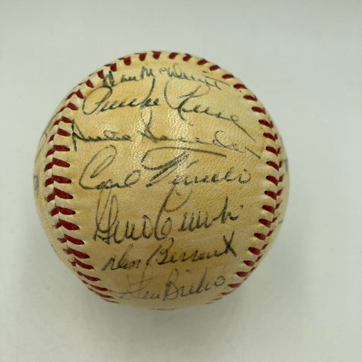 1957 Brooklyn Dodgers Clubhouse Signed National League Giles Baseball