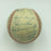 Beautiful 1955 All Star Game Signed Baseball Willie Mays Ernie Banks Musial JSA