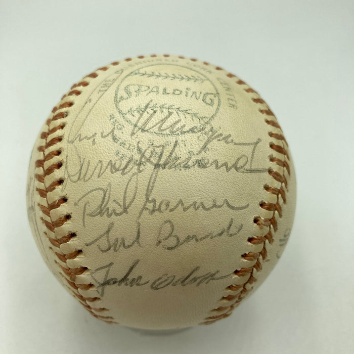 1974 Oakland A’s World Series Champs Team Signed Baseball JSA COA