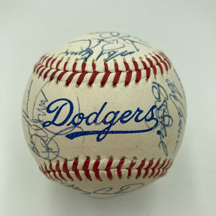 1991 Los Angeles Dodgers Team Signed Baseball Gary Carter Eddie Murray Beckett