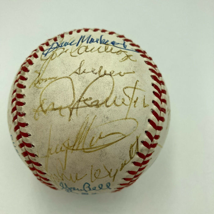 1967 Boston Red Sox AL Champs Team Signed American League Baseball PSA DNA & JSA