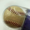 Joe Dimaggio Signed 1960's American League Joe Cronin Baseball JSA Beckett