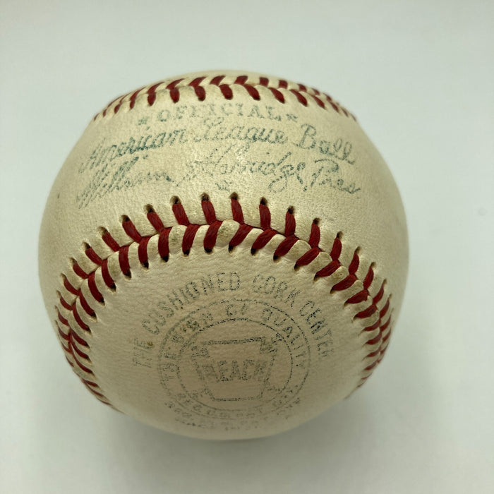 President Harry S. Truman Single Signed American League Baseball JSA COA