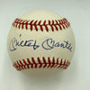 Mickey Mantle Signed American League Baseball PSA DNA Graded MINT 9