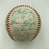 Beautiful Thurman Munson 1979 New York Yankees Team Signed Baseball PSA DNA RARE