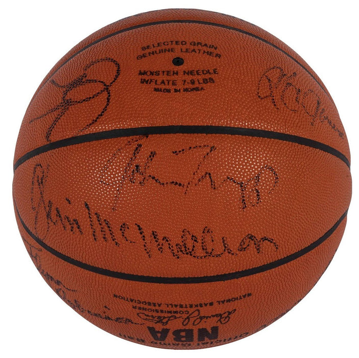 Wilt Chamberlain 1972-73 Los Angeles Lakers Team Signed Basketball PSA DNA COA