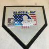Eric Chavez Signed 2002 Memorial Day Authentic Full Size Home Plate JSA COA