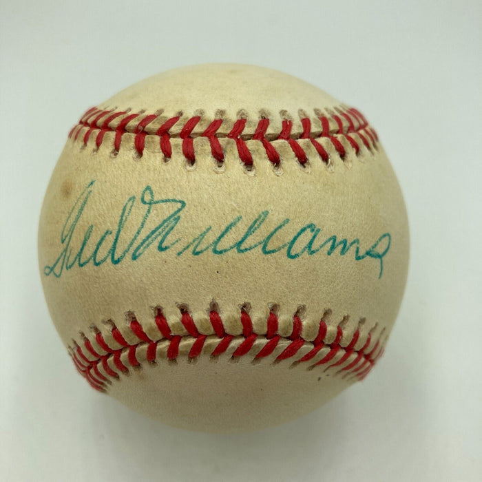 Ted Williams Signed Official American League Baseball