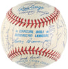 1961 New York Yankees World Series Champs Team Signed Baseball Mickey Mantle JSA