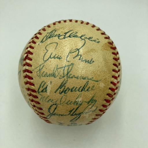 1960 Chicago Cubs Team Signed National League Baseball Ernie Banks Beckett COA