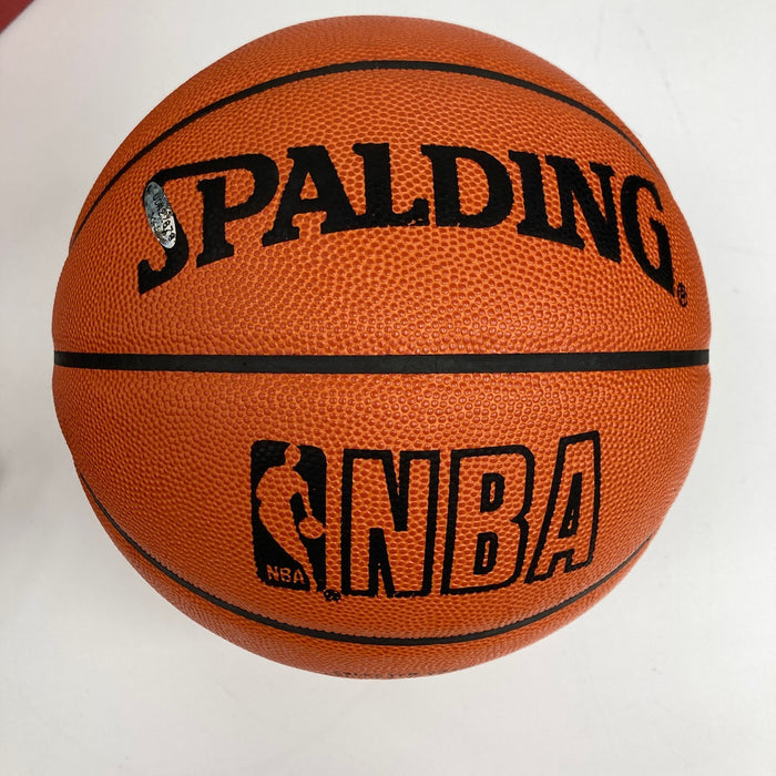 Larry Bird Signed Spalding NBA Official Game Basketball UDA Upper Deck COA
