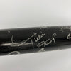 Willie Mays Hank Aaron Ernie Banks Hall Of Fame Multi Signed Bat 17 Sigs JSA COA