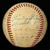 Babe Ruth Ty Cobb Cy Young Jimmie Foxx Tris Speaker 34 Sigs Signed Baseball JSA