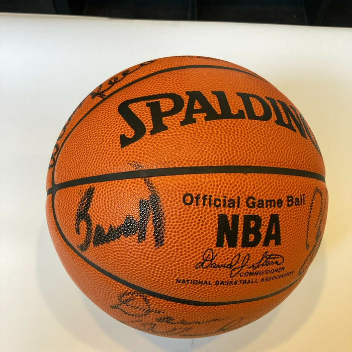 1969 - 1970 New York Knicks NBA Champs Team Signed Basketball Steiner COA