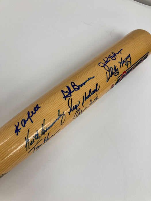 1982 St Louis Cardinals World Series Champs Team Signed Baseball Bat Beckett COA