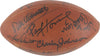 Quarterback HOF Legends Multi Signed Football 23 Sigs Bart Starr Joe Namath PSA