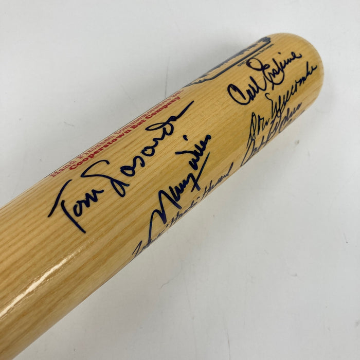 Sandy Koufax Don Drysdale Brooklyn Dodgers Legends Multi Signed Bat Beckett COA