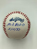 Willie McGee Signed Heavily Inscribed STAT Baseball JSA Certified