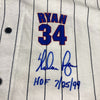 Nolan Ryan "HOF 7/25/1995" Signed Express to Cooperstown Jersey JSA COA 28/99