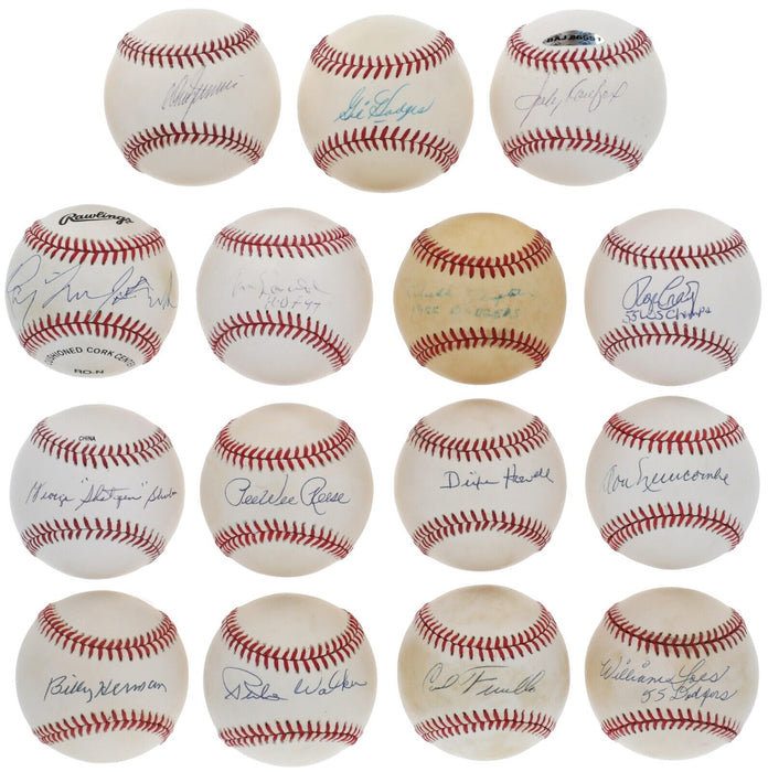 1955 Brooklyn Dodgers W.S. Team Signed Baseball Collection 29 Balls PSA JSA COA
