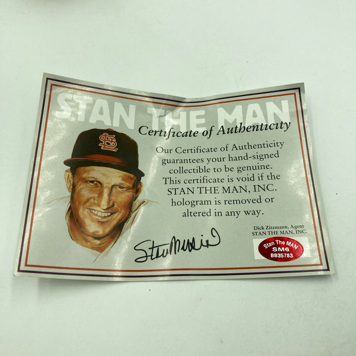 Extraordinary Stan Musial & Wife Signed Heavily Inscribed Wedding Baseball PSA