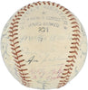 1956 New York Yankees World Series Champs Team Signed Baseball Mickey Mantle JSA