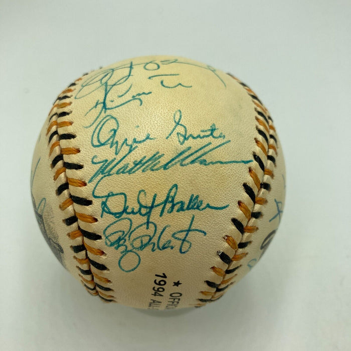 1994 All Star Game National League Team Signed Baseball Barry Bonds PSA DNA COA