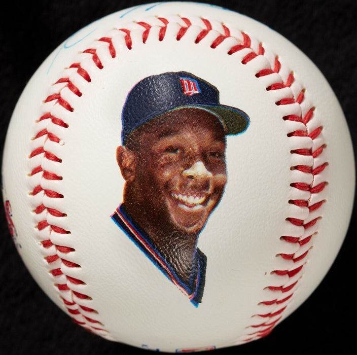 Beautiful Kirby Puckett Signed Commemorative Photo Baseball Beckett COA