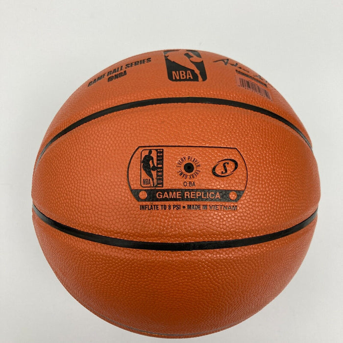 Trae Young Signed Official Spalding NBA Game Basketball Panini COA