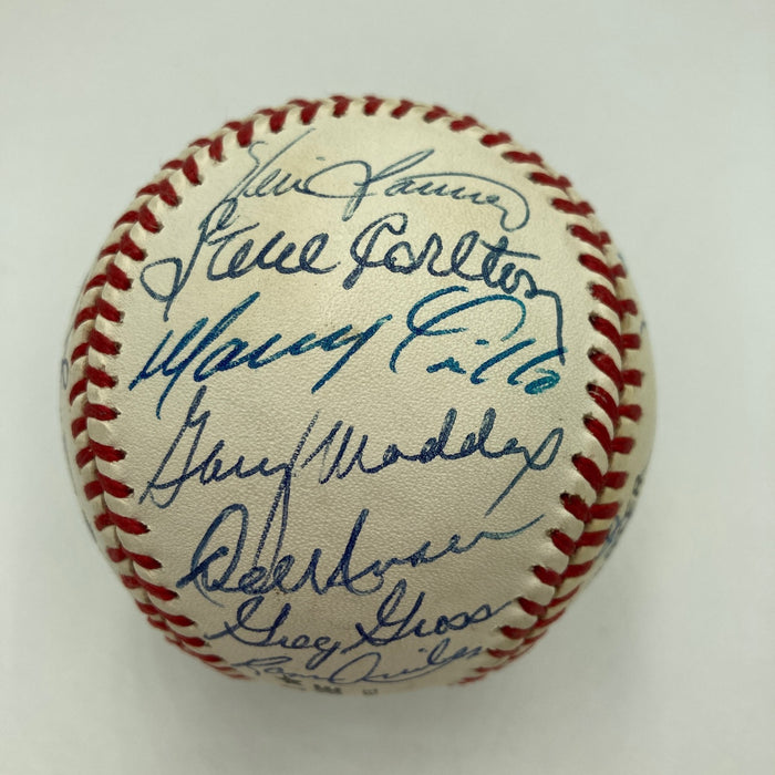 1980 Philadelphia Phillies World Series Champs Team Signed Baseball JSA COA