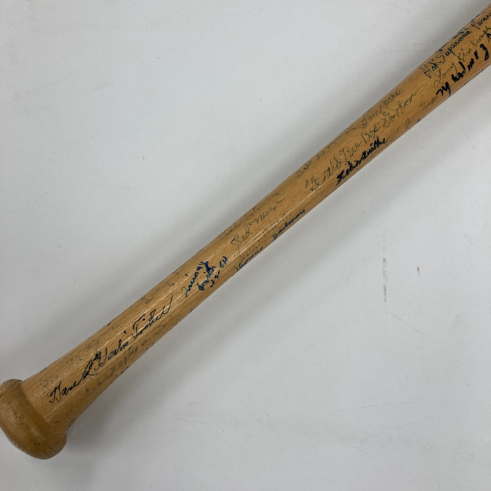 Willie Mays Hank Aaron Negro League Legends Signed Baseball Bat 123 Sigs Beckett