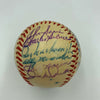 Rare 1953 New York Yankees Team Signed Mini American League Harridge Baseball