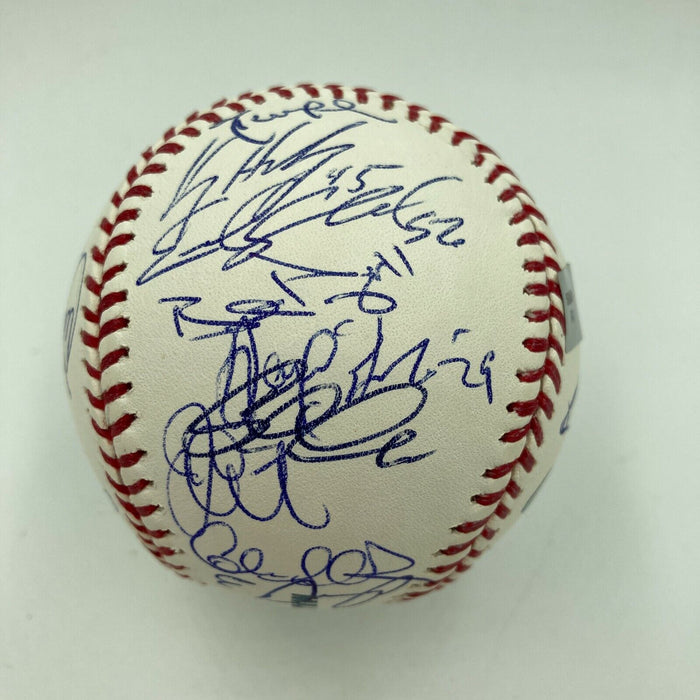 RARE 2001 Arizona Diamondbacks World Series Champs Team Signed Baseball JSA COA
