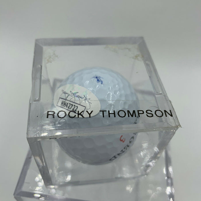 Rocky Thompson Signed Autographed Golf Ball PGA With JSA COA