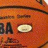 Michael Jordan Mike Krzyzewski HOF Induction Class Of 2001 Signed Basketball JSA