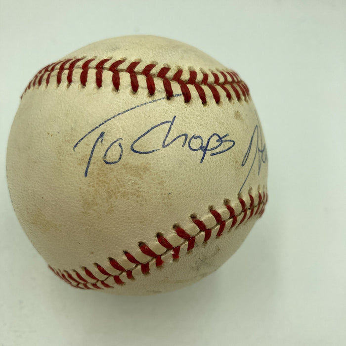 Road Warrior Hawk Single Signed Baseball Dec. 2003 WWF Wrestling JSA COA RARE