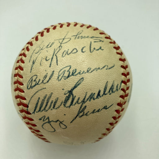 1947 New York Yankees World Series Champs Team Signed Baseball JSA COA