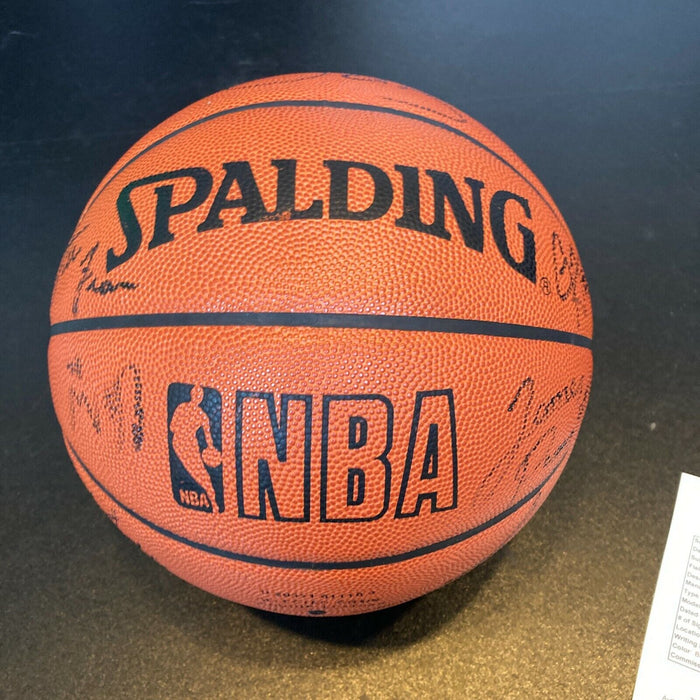 Elton Brand Steve Francis Baron Davis 1999 NBA Draft Signed Basketball JSA COA