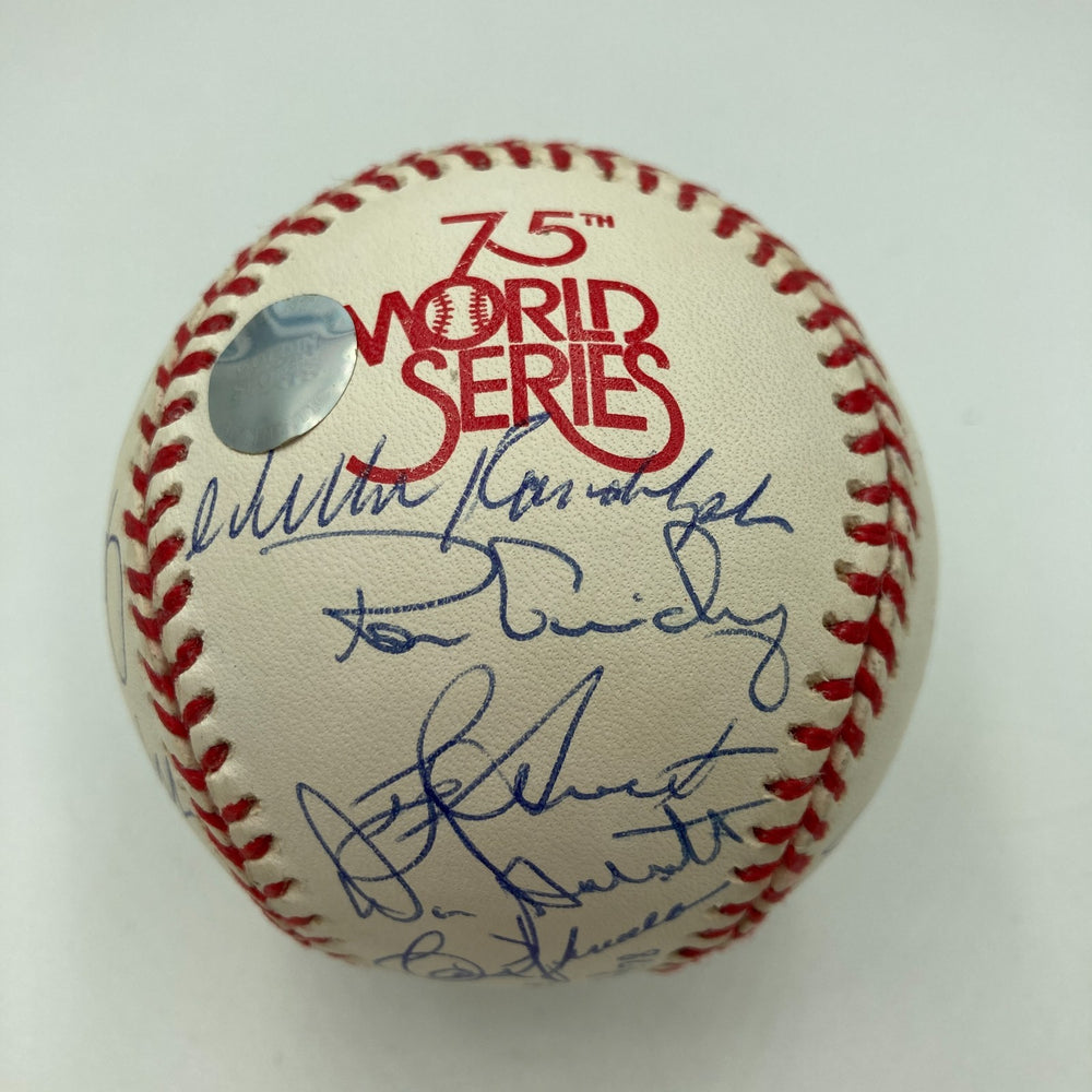 1978 New York Yankees World Series Champs Team Signed W.S. Baseball JSA COA