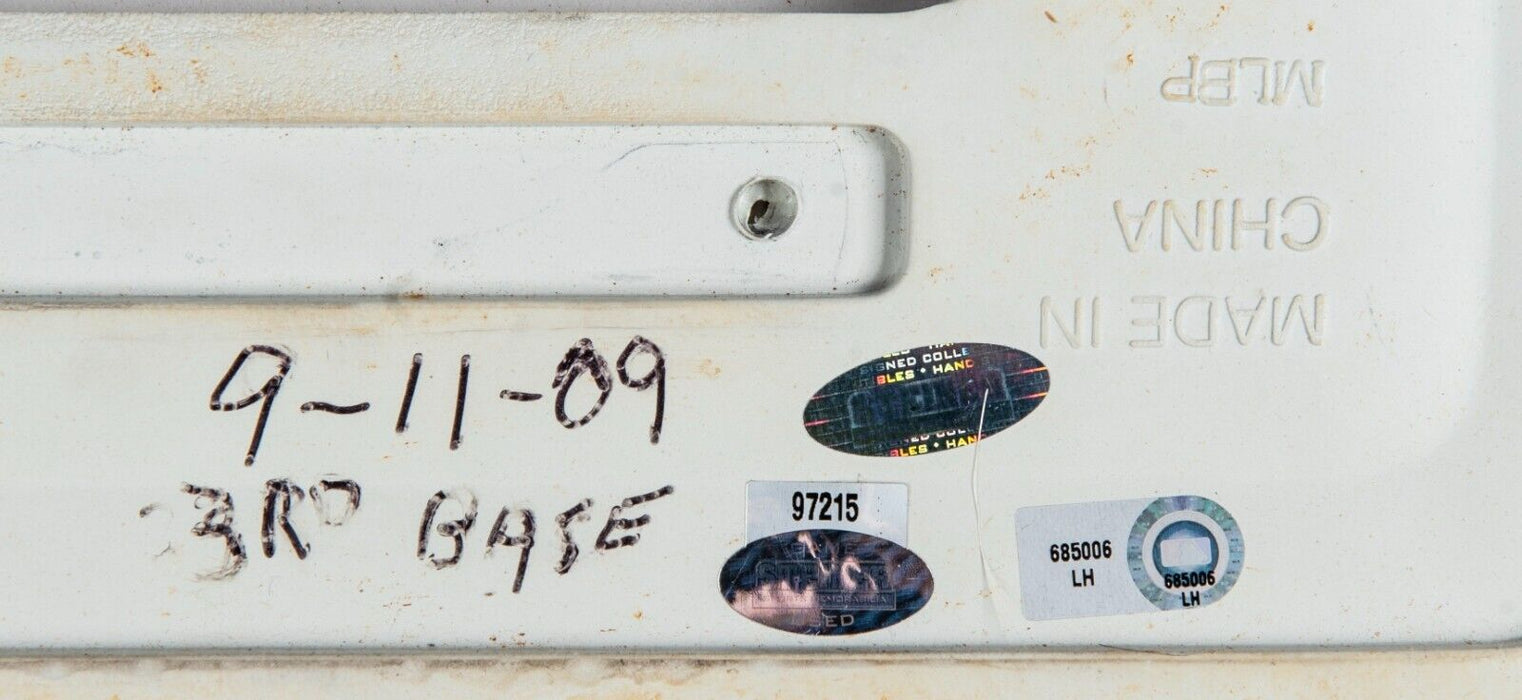 Derek Jeter Hit #2,722 Yankees All Time Leader Signed Game Used Base Steiner