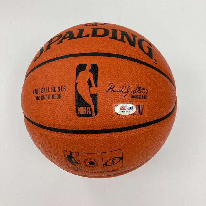 Bill Russell 11X Champs Signed Inscribed Spalding Official Game Basketball PSA