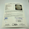 Stunning 1959 All Star Game Team Signed Baseball Hank Aaron Willie Mays JSA COA