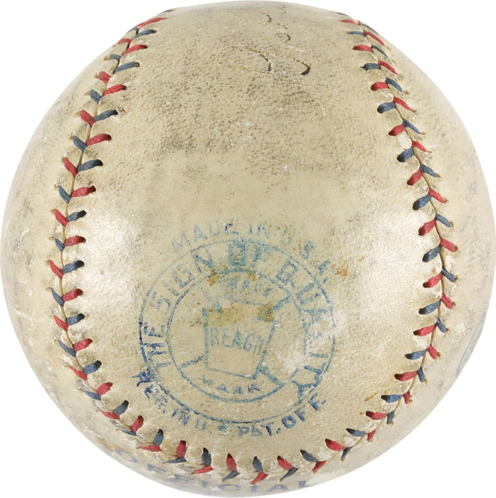 George Sisler Single Signed 1920's Official American League Baseball PSA DNA COA