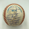 1961 New York Yankees World Series Champs Team Signed Baseball Mickey Mantle JSA