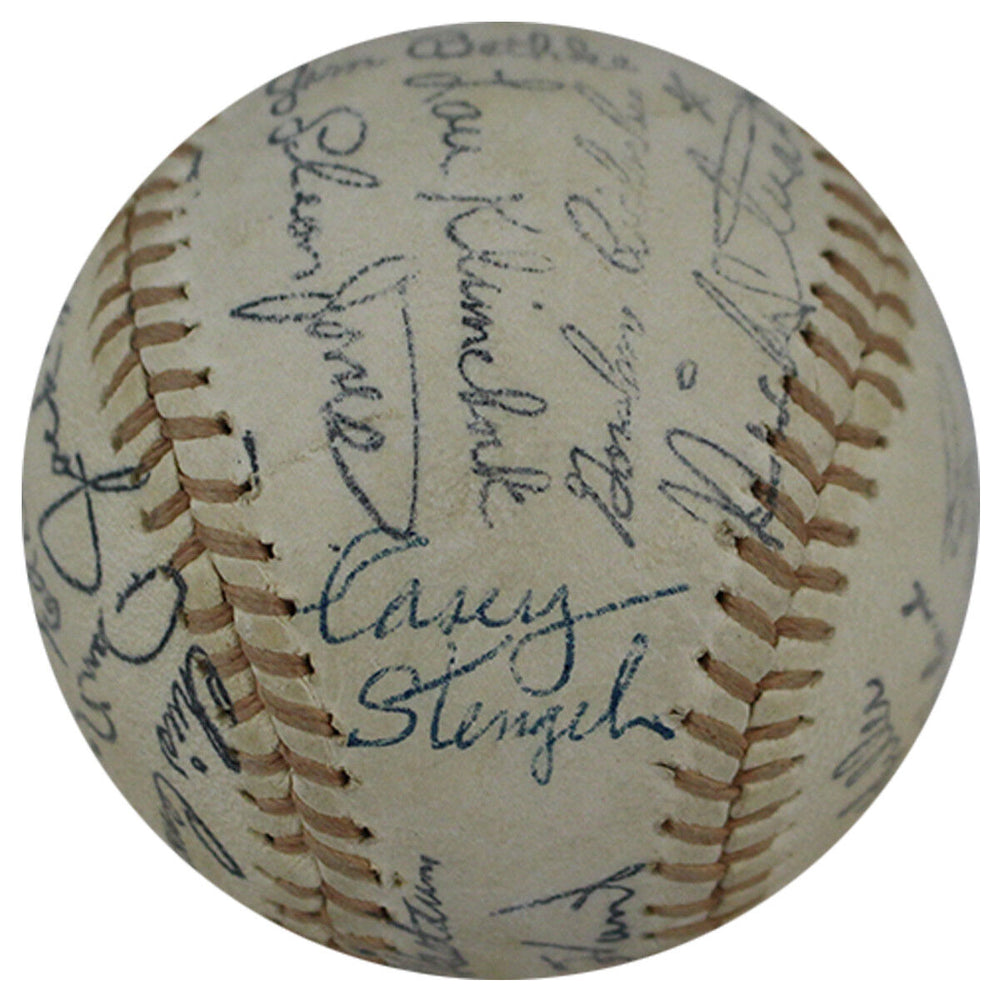 Casey Stengel Single Signed Autographed 1960's Souvenir Baseball With JSA COA