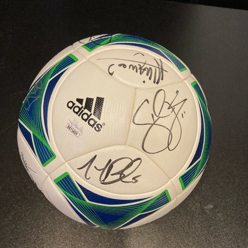 2013 MLS All Star Game Multi Signed Official Adidas Soccer Ball JSA COA