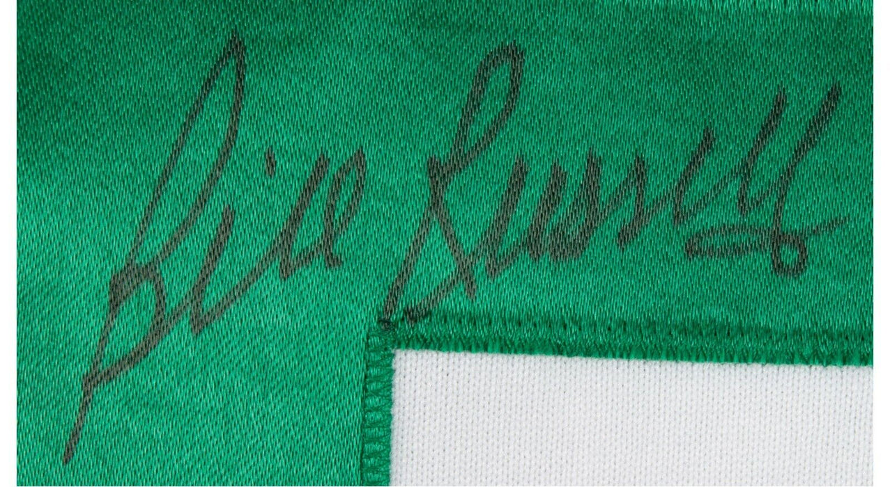 Bill Russell Twice Signed Authentic Mitchell & Ness Boston Celtics Jersey PSA